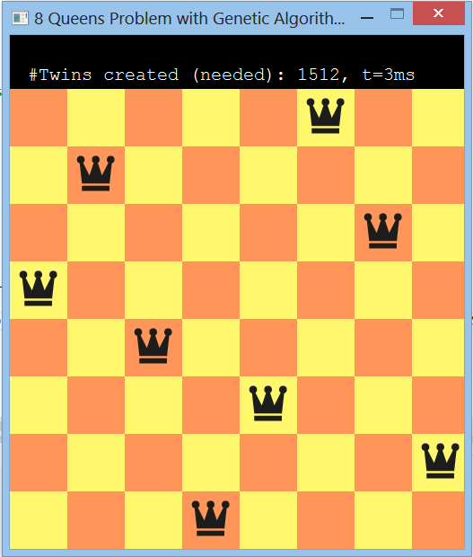Eight Queens Puzzle Screenshot